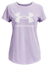 Under Armour Παιδική Καλοκαιρινή Μπλούζα Κοντομάνικη Λιλά