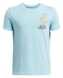 Under Armour Παιδικό T-shirt Γαλάζιο
