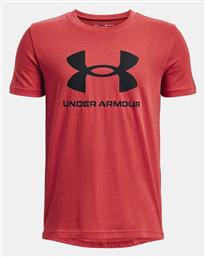 Under Armour Παιδικό T-shirt Κόκκινο