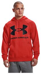 Under Armour Rival Big Φούτερ Κόκκινο με Κουκούλα