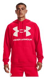 Under Armour Rival Φούτερ Κόκκινο με Κουκούλα