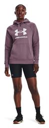 Under Armour Rival Γυναικείο Φούτερ με Κουκούλα Ροζ