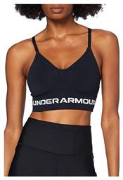 Under Armour Seamless Low Long Γυναικείο Αθλητικό Μπουστάκι Μαύρο με Επένδυση & Ελαφριά Ενίσχυση