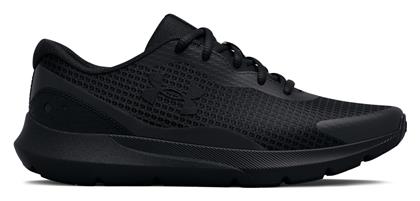 Under Armour Surge 3 Γυναικεία Αθλητικά Παπούτσια Running Μαύρα από το Epapoutsia