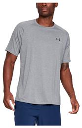 Under Armour Tech Αθλητικό Ανδρικό T-shirt Γκρι Μονόχρωμο