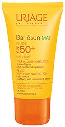 Uriage Bariesun Mat Fluid Αδιάβροχη Αντηλιακή Λοσιόν Προσώπου SPF50 50ml από το Pharm24