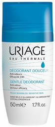 Uriage Gentle Αποσμητικό 24h σε Roll-On Χωρίς Αλουμίνιο 50ml