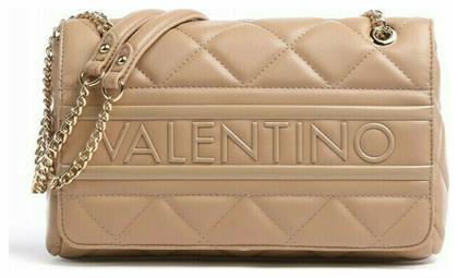 Valentino Bags Γυναικεία Flap Bag 'Ωμου σε Μπεζ χρώμα