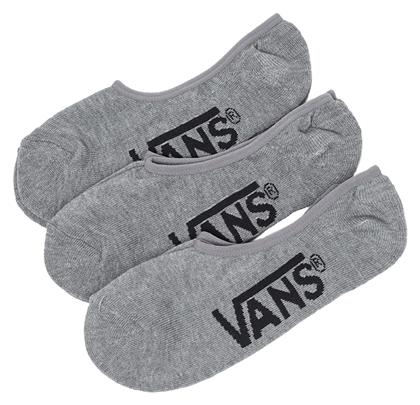 Vans Classic Γυναικείες Μονόχρωμες Κάλτσες Γκρι 3Pack VN000XS9HTG