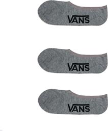 Vans Classic Super Ανδρικές Μονόχρωμες Κάλτσες Γκρι 3Pack VN000XTTHTG