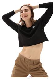 Vans Junior V Μακρυμάνικο Crop Top Μαύρο