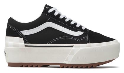 Vans Old Skool Stacked Flatforms Sneakers Μαύρα