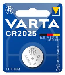 Varta Professional Electronics Μπαταρία Λιθίου Ρολογιών CR2025 3V 1τμχ