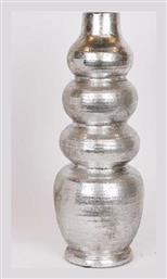 Βάζο Πήλινο Ασημί Φ18xΥ48cm