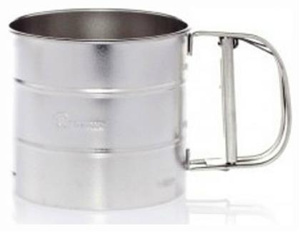 Veltihome Δοχείο Άχνης από Ανοξείδωτο Ατσάλι