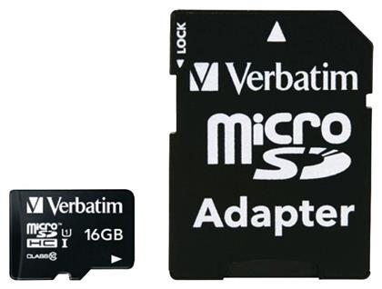 Verbatim Premium microSDHC 16GB Class 10 U1 UHS-I