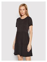 Vero Moda Mini All Day Φόρεμα Κοντομάνικο Μαύρο