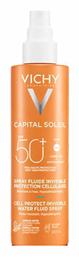 Vichy Capital Soleil Cell Protect Water Fluid Αντηλιακή Κρέμα για το Σώμα SPF50 σε Spray 200ml από το Pharm24