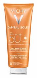 Vichy Capital Soleil Fresh Hydrating Milk Αδιάβροχη Αντηλιακή Κρέμα Προσώπου και Σώματος SPF50 300ml από το Attica