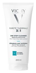 Vichy Γαλάκτωμα Ντεμακιγιάζ Purete Thermale 3 in 1 One Step Cleanser για Ευαίσθητες Επιδερμίδες 200ml από το Pharm24