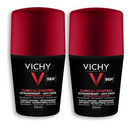 Vichy Homme Clinical Control Anti Odor Αποσμητικό 96h σε Roll-On 50ml