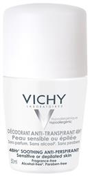 Vichy Soothing για Ευαίσθητες ή Αποτριχωμένες Επιδερμίδες Αποσμητικό 48h σε Roll-On 50ml από το Pharm24