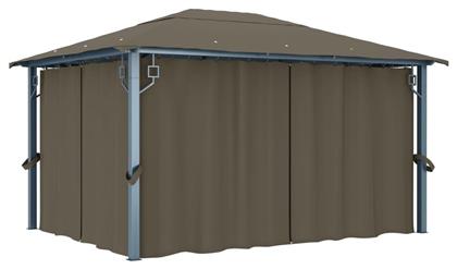 vidaXL Κιόσκι Taupe 4x3m