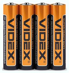 Videx Super Heavy Duty Μπαταρίες Zinc AAA 1.5V 4τμχ