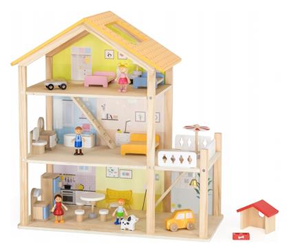 Viga Toys Ξύλινο Κουκλόσπιτο