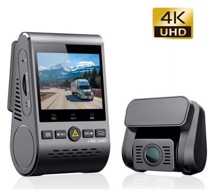 Viofo A129 Duo Ultra Σετ Κάμερα DVR Αυτοκινήτου 4K με Οθόνη 2'' GPS για Παρμπρίζ με Αυτοκόλλητο & Κάμερα Οπισθοπορείας