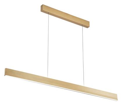 Viokef LED Κρεμαστό Φωτιστικό Χρυσό 117.5x6εκ.