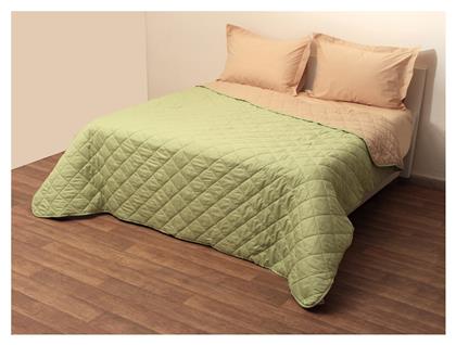 Viopros Μονό Πράσινο / Μπεζ 160x240cm