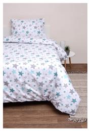 Viopros Πάπλωμα Κούνιας Βαμβακερό Λευκό Λευκό 120x160cm