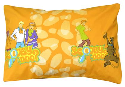 Viopros ''Scooby Doo'' Σετ Παιδικές Μαξιλαροθήκες Scooby Doo από 100% Βαμβάκι 50x70εκ. 30 Πορτοκαλί