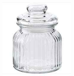 Viosarp Βάζο Γενικής Χρήσης με Καπάκι Γυάλινο Διάφανο 650ml