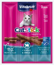 Vitakraft Cat Mini Λιχουδιές σε Stick Γάτας με Γλώσσα & Ω3 3τμχ 18gr