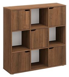 Βιβλιοθήκη Bookel 88.5x27.5x89.3εκ. Καρυδί