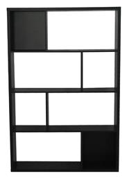 Βιβλιοθήκη Domino Black Oak 120x29x180εκ. από το Designdrops