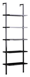 Βιβλιοθήκη Harris 70x22x200εκ. Μαύρη