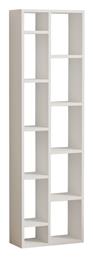 Βιβλιοθήκη Minicu 44.4x19.6x150εκ. Λευκή
