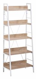 Βιβλιοθήκη One Step Up Sonoma / Λευκό 60x35x117cm από το Polihome