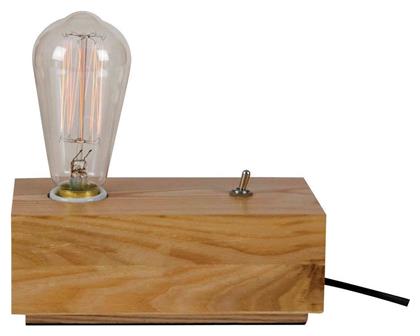 VK Lighting VK/0106 Επιτραπέζιο Διακοσμητικό Φωτιστικό με Ντουί για Λαμπτήρα E27 Καφέ