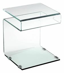 Βοηθητικό Τραπεζάκι Glasser Clear 42x38x48cm Διάφανο