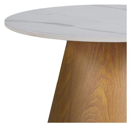 Βοηθητικό Τραπεζάκι Soleire 50x50x46cm Λευκό μαρμάρου