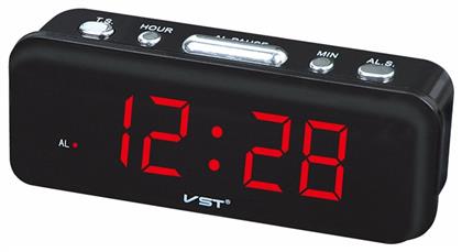 VST-738 Επιτραπέζιο Ψηφιακό Ρολόι με Ξυπνητήρι Red Led
