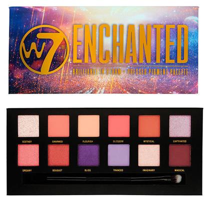 W7 Cosmetics Enchanted Παλέτα με Σκιές Ματιών σε Στερεή Μορφή Πολύχρωμη 9.6gr