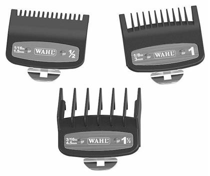 Wahl Professional Premium Cutting Guides Χτενάκια για Μηχανές Κουρέματος 02454 από το Public