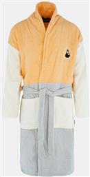 Wave Hawaii Bathrobe Tres Unisex Μπουρνούζι WH45-DOS Grey – white - apricote από το Cosmossport