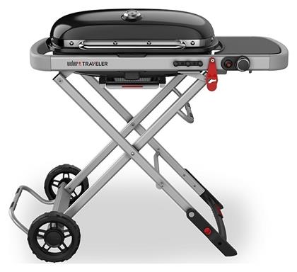 Weber Traveler Φορητή Ψησταριά Υγραερίου Σχάρας 63.5x34.3εκ. με 1 Εστία 3.8kW από το Public