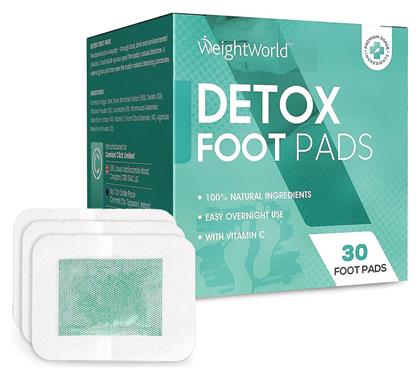 WeightWorld Επιθέματα Detox Foot Pads για Αποτοξίνωση 30τμχ